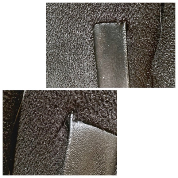 RUDSAK knee length fleece and genuine leather coat - Picture 11 of 11